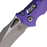 Microtech Amphibian SE Ram-Lok Purple 137RL-10APFLPU Knife With Apocalyptic Bohler M390MK Blade For EDC And Collectors by Microtech