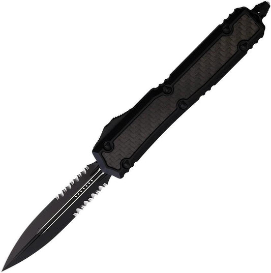 Microtech Auto Makora D/E OTF Black CF 206-2TCFIS by Microtech