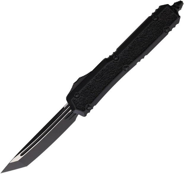 Microtech Makora T E OTF Auto Knife Black Aluminum Handle Glass Breaker EDC Ready by Microtech