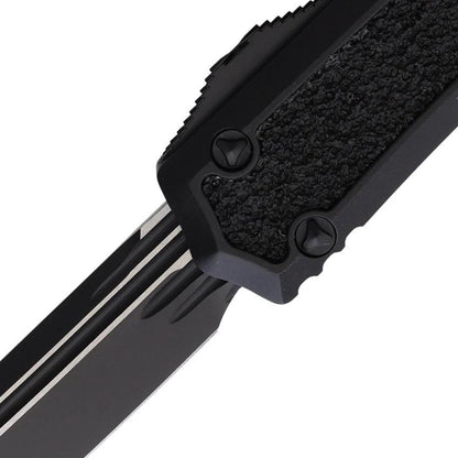 Microtech Makora T E OTF Auto Knife Black Aluminum Handle Glass Breaker EDC Ready by Microtech