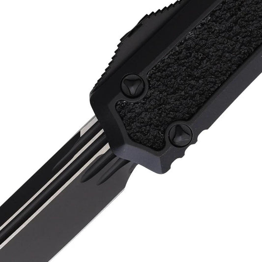 Microtech Makora T E OTF Auto Knife Black Aluminum Handle Glass Breaker EDC Ready by Microtech