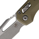 Microtech Ram Lok AP Fluted OD G10 Knife With M390MK Blade For EDC Enthusiasts And Collectors by Microtech