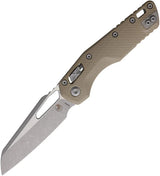 Microtech MSI Ram Lok AP Fluted Tan 210 10APFLGTTA EDC Knife For Collectors Premium Apocalyptic M390 Blade by Microtech