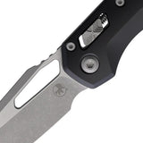 Microtech Ram-Lok MSI AP Black EDC Knife for Enthusiasts 3.75in M390 Blade Apocalyptic Finish Elite by Microtech