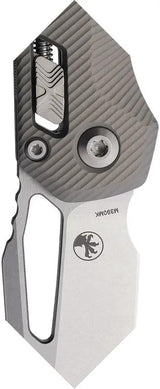 Premium Microtech MSI Ram Lok Gray Knife With Bohler M390MK Blade 5in Closed For EDC Collectors by Microtech