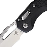 Microtech Ram-Lok Folding Knife SW Frag 5in Closed 3.75in Bohler M390MK Blade Black G10 For EDC Enthusiasts by Microtech