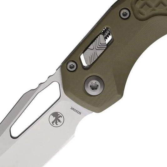 Microtech Ram-Lok SW Frag OD Knife For Tactical Enthusiasts With 3.75in Bohler M390MK Blade And OD Green G10 Handle by Microtech