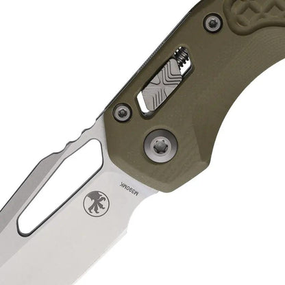 Microtech Ram-Lok SW Frag OD Knife For Tactical Enthusiasts With 3.75in Bohler M390MK Blade And OD Green G10 Handle by Microtech