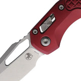 Microtech MSI Ram Lok Frag Merlot 210-10FRMR EDC Tactical Knife With 5in Closed 3.75in M390MK Blade Merlot Aluminum by Microtech