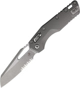 Microtech Ram-Lok AP PS Gray Knife 5In Closed Frame 3.75In M390 Blade for Everyday Carry Enthusiasts by Microtech