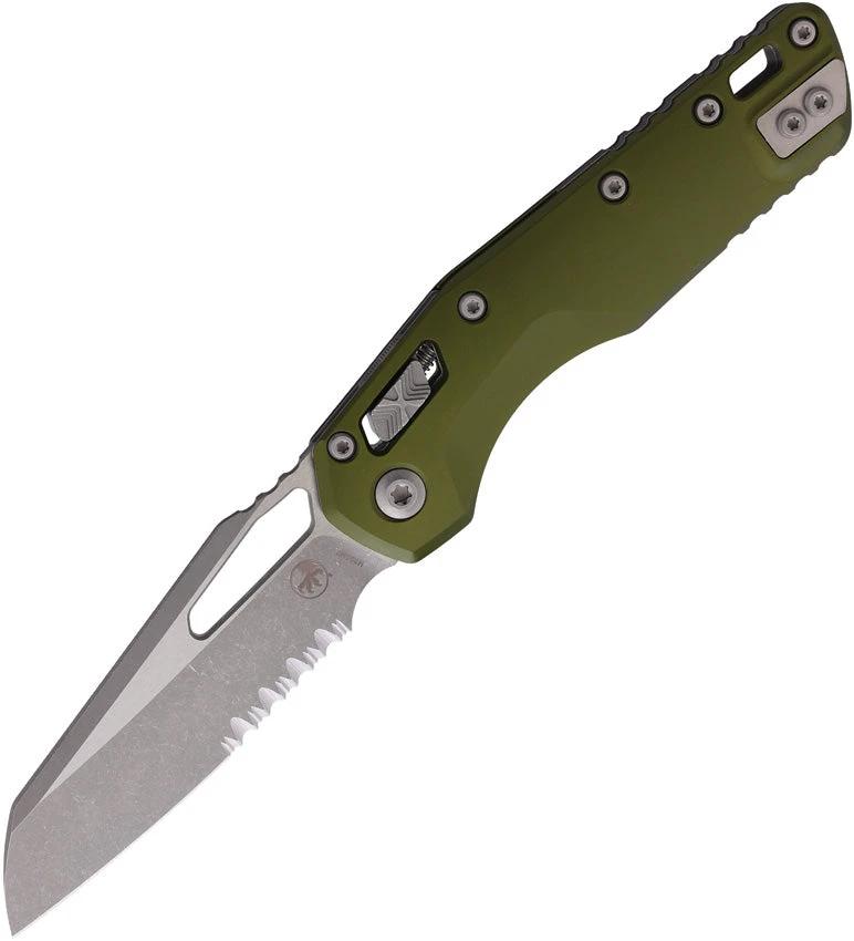Microtech MSI Ram-Lok AP OD Folding Knife With 3.75 Inch Blade And Aluminum Handle For EDC Enthusiasts by Microtech