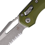 Microtech MSI Ram-Lok AP OD Folding Knife With 3.75 Inch Blade And Aluminum Handle For EDC Enthusiasts by Microtech