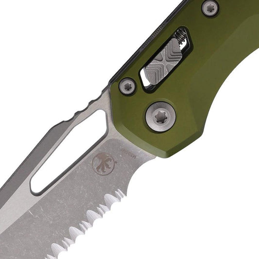 Microtech MSI Ram-Lok AP OD Folding Knife With 3.75 Inch Blade And Aluminum Handle For EDC Enthusiasts by Microtech