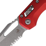 Microtech Ram-Lok AP Red Knife for EDC Enthusiasts Premium Durable Precision Compact Five Inch Closed Length by Microtech