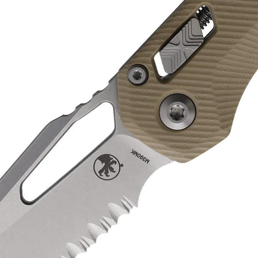 Microtech Ram Lok SW PS Tan Knife Premium Bohler M390MK Blade With G10 Handle For EDC Enthusiasts by Microtech