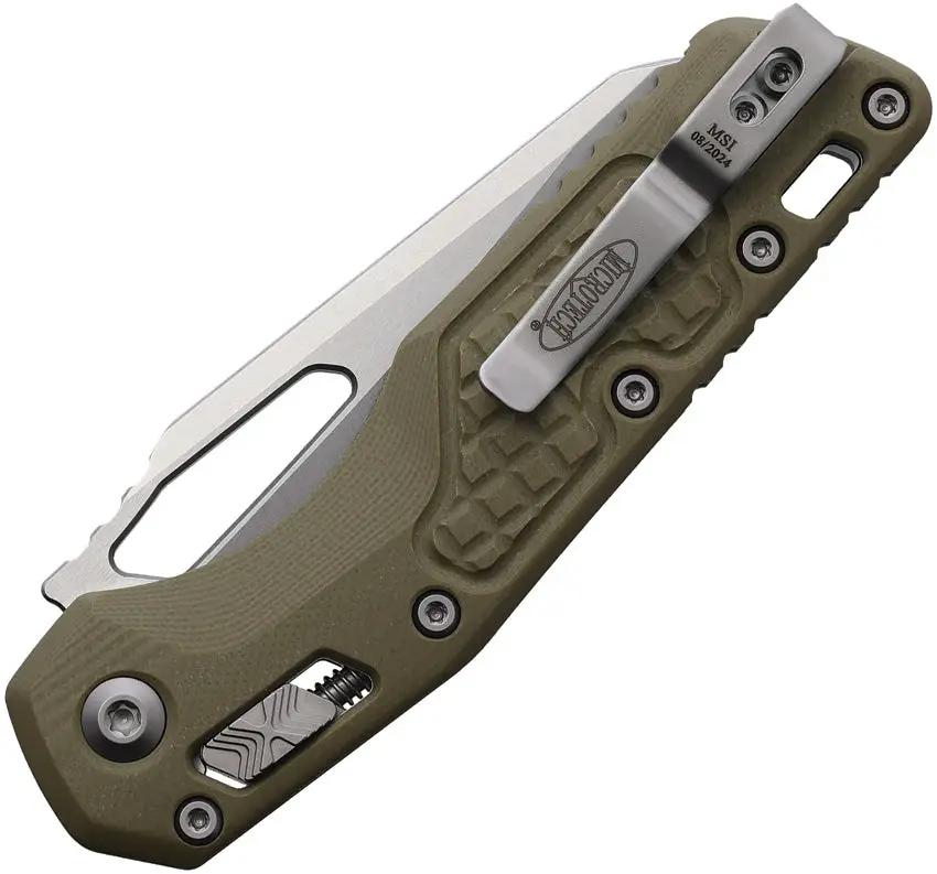 Microtech Ram-Lok OD Frag Tactical Knife 5in Closed 3.75in M390 Bohler Sheepsfoot for EDC Enthusiasts by Microtech