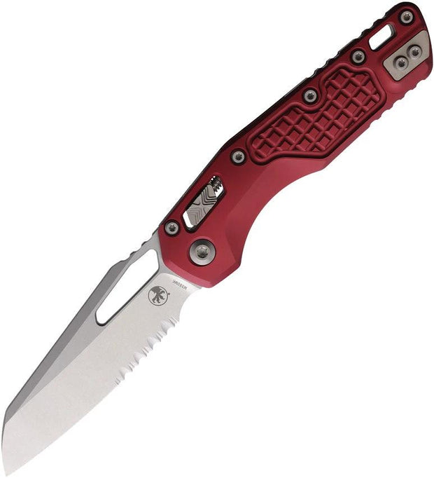 Microtech Ram-Lok SW Frag Merlot Knife 5 Inch Closed Bohler M390MK Stainless Sheepsfoot EDC by Microtech