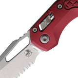 Microtech Ram-Lok SW Frag Merlot Knife 5 Inch Closed Bohler M390MK Stainless Sheepsfoot EDC by Microtech