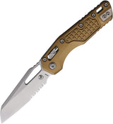 Microtech MSI Ram-Lok Tri Grip SW PS 210-11FRTA Tactical Knife For EDC Enthusiasts With Stonewash M390 Blade by Microtech