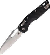 Microtech Ram-Lok MSI Knife Five-Inch Closed Black G10 For EDC Enthusiasts Premium Bohler M390MK Serrated Blade by Microtech
