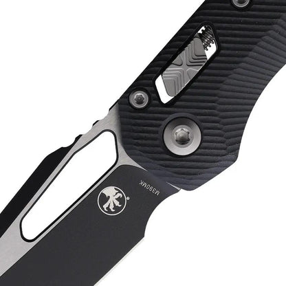 Microtech Premium Ram-Lok Knife Black G10 3.75-Inch Bohler M390MK Sheepsfoot Blade For EDC Enthusiasts by Microtech