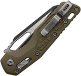 Microtech Ram Lok Frag G10 OD Green Premium 210 1FRGTOD EDC Knife With M390 Blade And Pocket Clip by Microtech