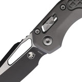 Microtech Ram-Lok Frag Natural EDC Knife With Bohler M390 Two Tone Sheepsfoot Blade by Microtech