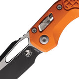 Microtech MSI Ram Lok Org Frag 210-1FROR EDC Tactical Folder With Bohler M390MK Blade And Orange Frag Aluminum Handle by Microtech