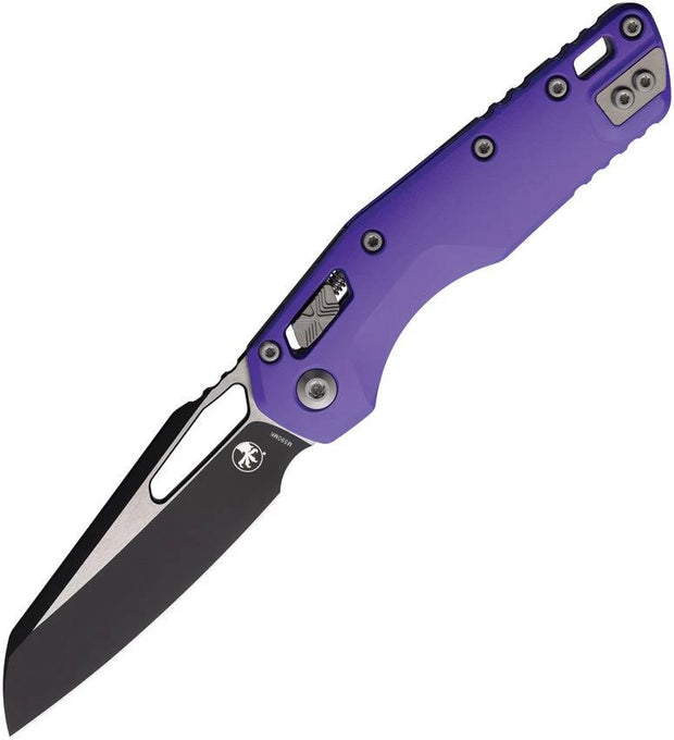 Microtech MSI Ram-Lok Purple 210-1PU Folding Knife For EDC Enthusiasts With Bohler M390MK Blade by Microtech