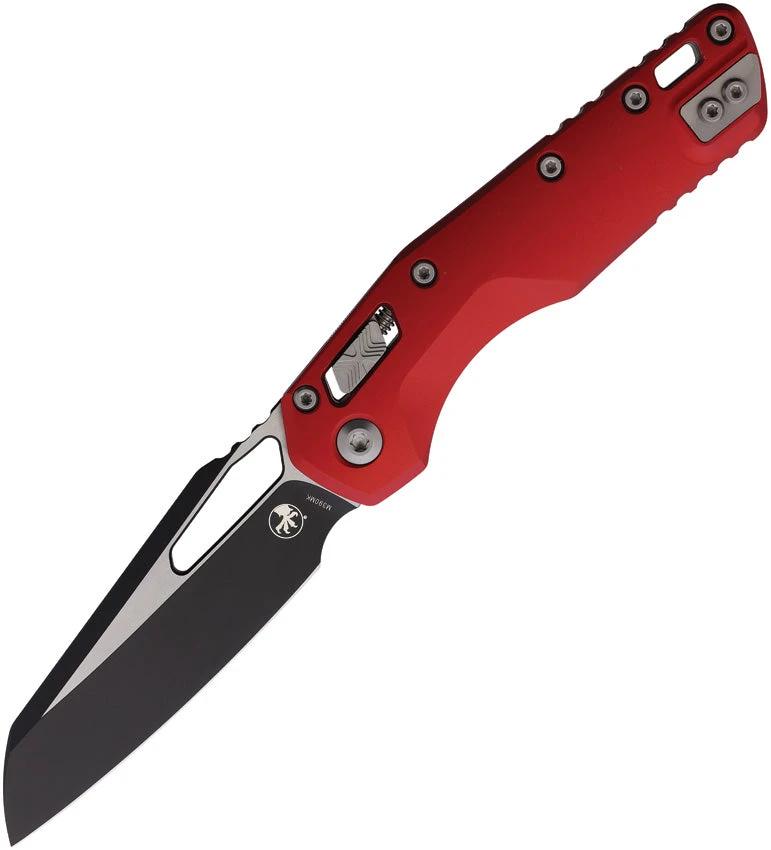 Premium Microtech Ram-Lok Red 210-1RD Knife For EDC Enthusiasts With M390MK Sheepsfoot Blade by Microtech