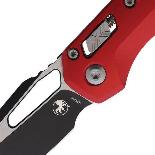 Premium Microtech Ram-Lok Red 210-1RD Knife For EDC Enthusiasts With M390MK Sheepsfoot Blade by Microtech