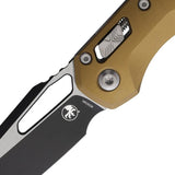 Microtech MSI Ram-Lok Tan 210-1TA Folding Knife With Premium M390 Blade For EDC Enthusiasts by Microtech