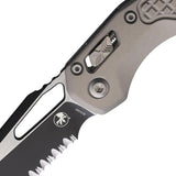 Microtech MSI Ram Lok Gray Frag Knife 3.75in Bohler M390MK Sheepsfoot Blade Premium EDC Enthusiasts by Microtech