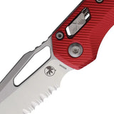 Microtech MSI SE Ram-Lok Red 210-5FLRD Tactical EDC Knife With Bohler M390 Blade by Microtech