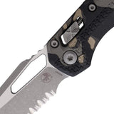 Microtech MSI Ram-Lok Tri Grip AP PS 210T-11APPMTC Tactical Knife For Collectors With Apocalyptic Finish by Microtech
