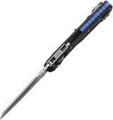 Microtech Ram Lok Knife Premium Tactical EDC For Enthusiasts With M390MK Serrated Sheepsfoot Blade And Tri Grip Handle by Microtech