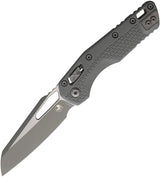 Microtech MSI Ram-Lok Tri Grip Knife For Tactical Enthusiasts Premium Gray Cerakote 3.75in M390MK Blade by Microtech
