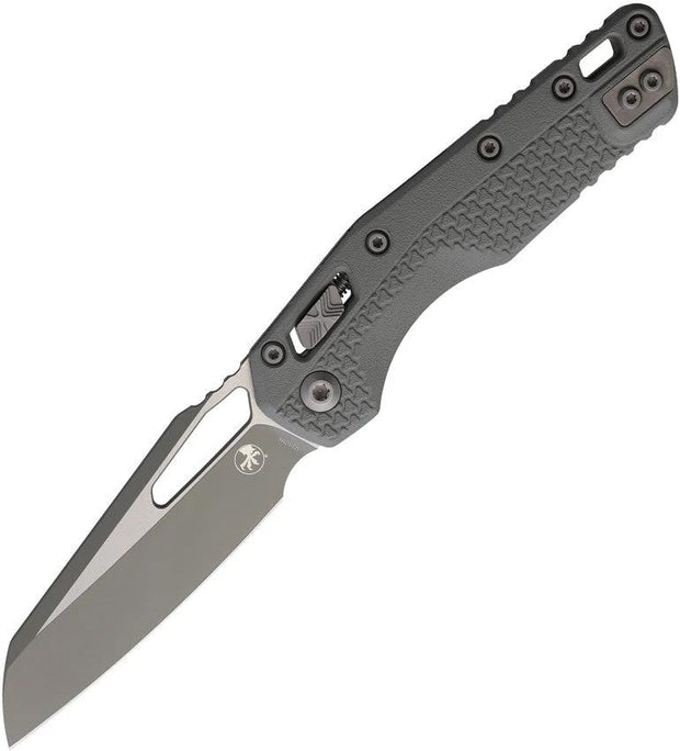 Microtech MSI Ram-Lok Tri Grip Knife For Tactical Enthusiasts Premium Gray Cerakote 3.75in M390MK Blade by Microtech