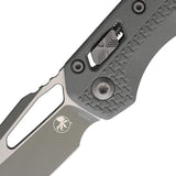 Microtech MSI Ram-Lok Tri Grip Knife For Tactical Enthusiasts Premium Gray Cerakote 3.75in M390MK Blade by Microtech