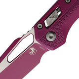 Microtech Ram-Lok Sangria 210T 1PMCSR EDC Knife With Tri-Grip Polymer Handle 3.75in Bohler M390MK Sheepsfoot by Microtech