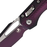 Microtech MSI Ram-Lok Tri Grip Sangria M390 Sheepsfoot Knife 210T-1PMFSR For EDC Enthusiasts by Microtech