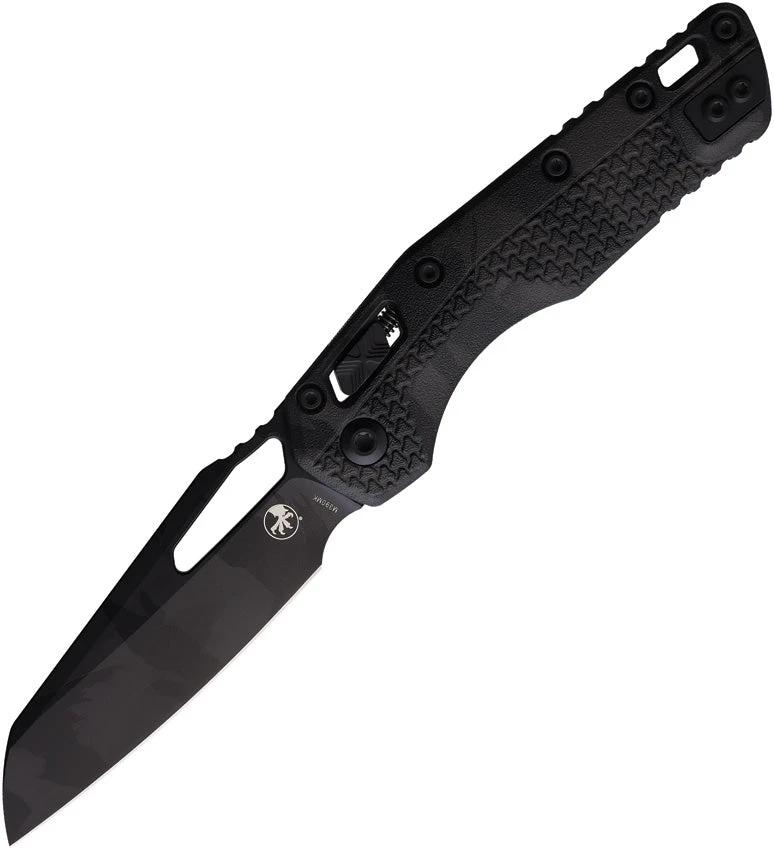 Microtech MSI Ram Lok Tri Grip Midnight Tiger Camouflage Tactical Knife For EDC Enthusiasts Bohler M390MK Blade by Microtech