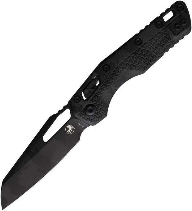 Microtech MSI Ram Lok Tri Grip Midnight Tiger Camouflage Tactical Knife For EDC Enthusiasts Bohler M390MK Blade by Microtech