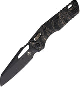 Microtech Ram-Lok Tiger NRA 210T-1PMNRA Folding Knife For Tactical Knife Enthusiasts With M390MK Blade by Microtech