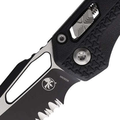 Microtech Ram-Lok PS Knife Black Tri-Grip M390MK Sheepsfoot 3.75in Blade EDC Ready by Microtech