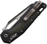 Microtech MSI Ram-Lok Tri Grip Bazooka 210T-2PMFBO Tactical Folding Knife With M390MK Blade For Collectors by Microtech