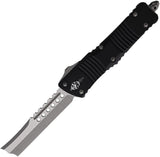Microtech Auto Combat Knife Hellhound AP 219R 10APS Automatic Opening Bohler M390 Glass Breaker Tactical by Microtech