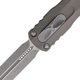 Microtech Auto Dirac D E OTF Dagger 3 Inch Double Edge Blade Automatic Opening Apocalyptic Finish 22510APNC For EDC Fans by Microtech