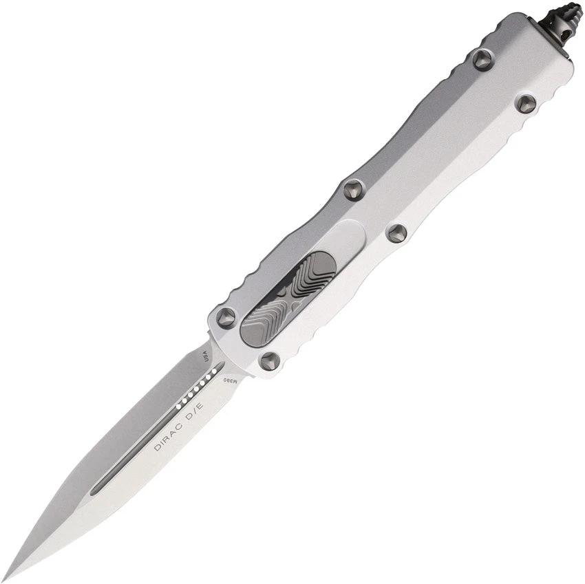 Microtech Auto Dirac D/E OTF Silver 225-10CR by Microtech