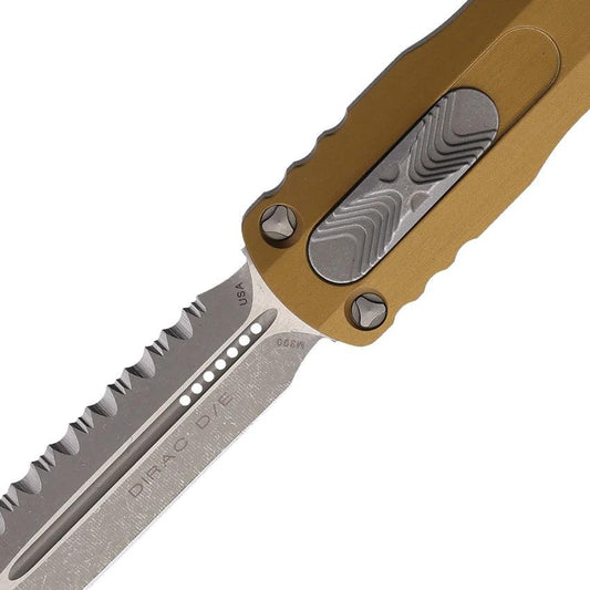 Microtech Auto Dirac D E OTF Knife Elite EDC For Tactical Enthusiasts M390 Serrated Glass Breaker by Microtech